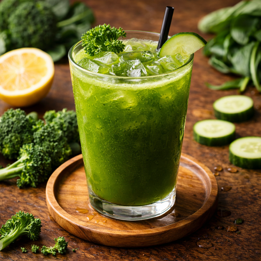 Hijau Sayur Juice Kopi Sejiwa